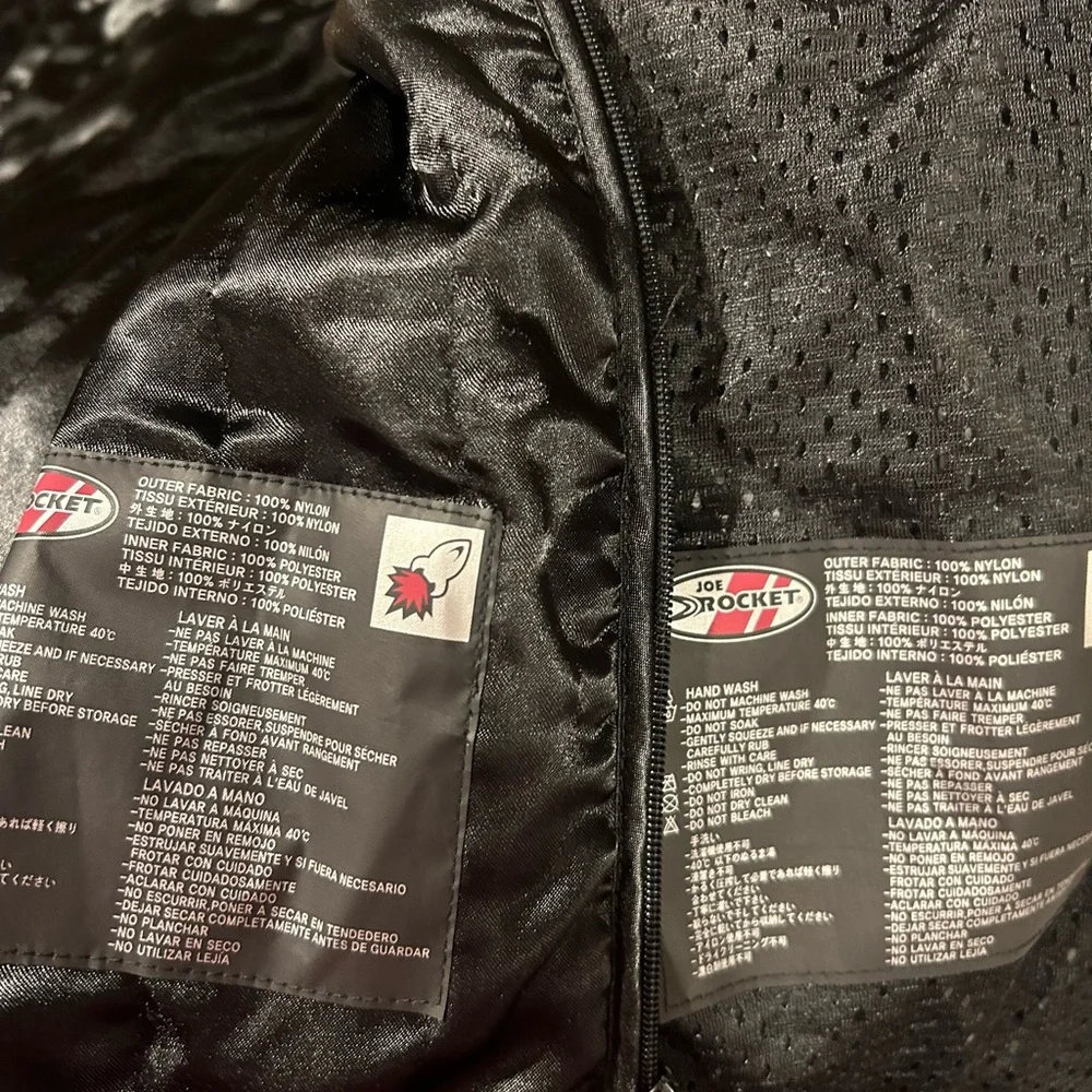 JOE ROCKET Women’s XL Motorcycle Textile Jacket Blue Floral RARE! - Picture 5 of 10